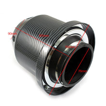 Load image into Gallery viewer, XH-UN005 Car Universal Modified High Flow Mushroom Head Style Intake Filter for 76mm Air Filter, XH-UN005(Carbon Fiber Black), XH-UN005(Blue), XH-UN005(Red), XH-UN005(Silver)