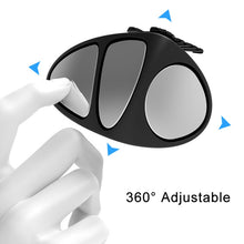 Load image into Gallery viewer, 3R-151 3 in 1 Car Rearview Auxiliary Blind Spot Mirror Rear View 146 Front Wheel Mirror for Left Side, 3 in 1 Black Left