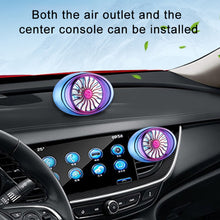 Load image into Gallery viewer, Car Vent Fan Multi-function USB Interface LED Lamp Portable Fan, CRP2631A, CRP2631B, CRP2631C, CRP2631D, CRP2631E, CRP2631F