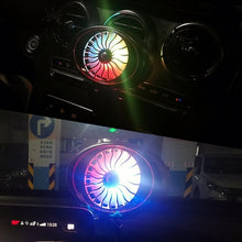 Load image into Gallery viewer, Car Vent Fan Multi-function USB Interface LED Lamp Portable Fan, CRP2631A, CRP2631B, CRP2631C, CRP2631D, CRP2631E, CRP2631F
