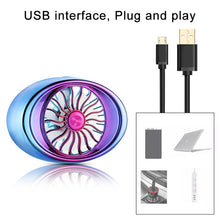 Load image into Gallery viewer, Car Vent Fan Multi-function USB Interface LED Lamp Portable Fan, CRP2631A, CRP2631B, CRP2631C, CRP2631D, CRP2631E, CRP2631F