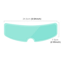 Load image into Gallery viewer, Motorcycle Helmet Visor Anti-fog Shield Helmet Film, 24.5x7.5cm