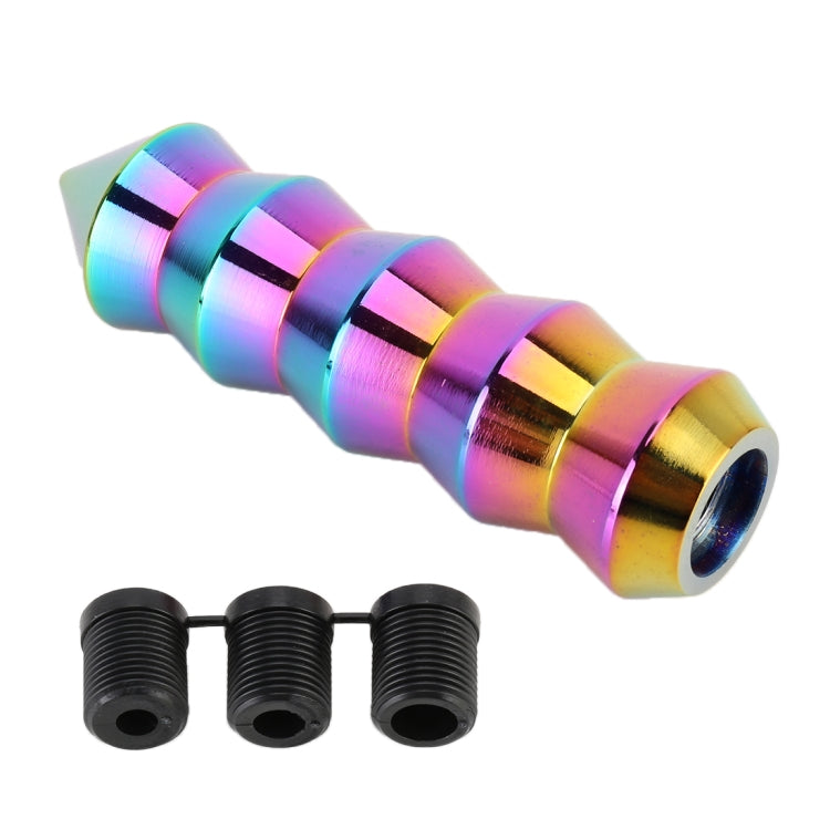 Universal Car Colorful Long Cone Shape Gear Head Gear Shift Knob, Long Cone Shape