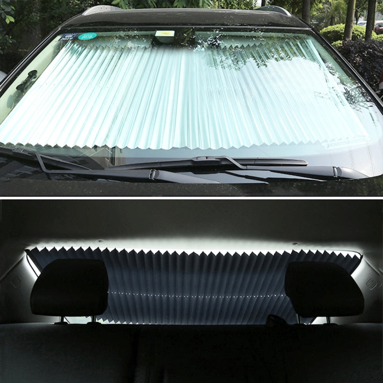 Car Sucker Suction Cups Retractable Windshield Sun Shade Block Sunshade Cover for Solar UV Protect, Size: 65cm, Sucker Suction Cups, 65cm
