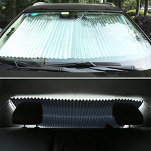 Load image into Gallery viewer, Car Sucker Suction Cups Retractable Windshield Sun Shade Block Sunshade Cover for Solar UV Protect, Size: 65cm, Sucker Suction Cups, 65cm