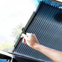 Load image into Gallery viewer, Car Sucker Suction Cups Retractable Windshield Sun Shade Block Sunshade Cover for Solar UV Protect, Size: 65cm, Sucker Suction Cups, 65cm