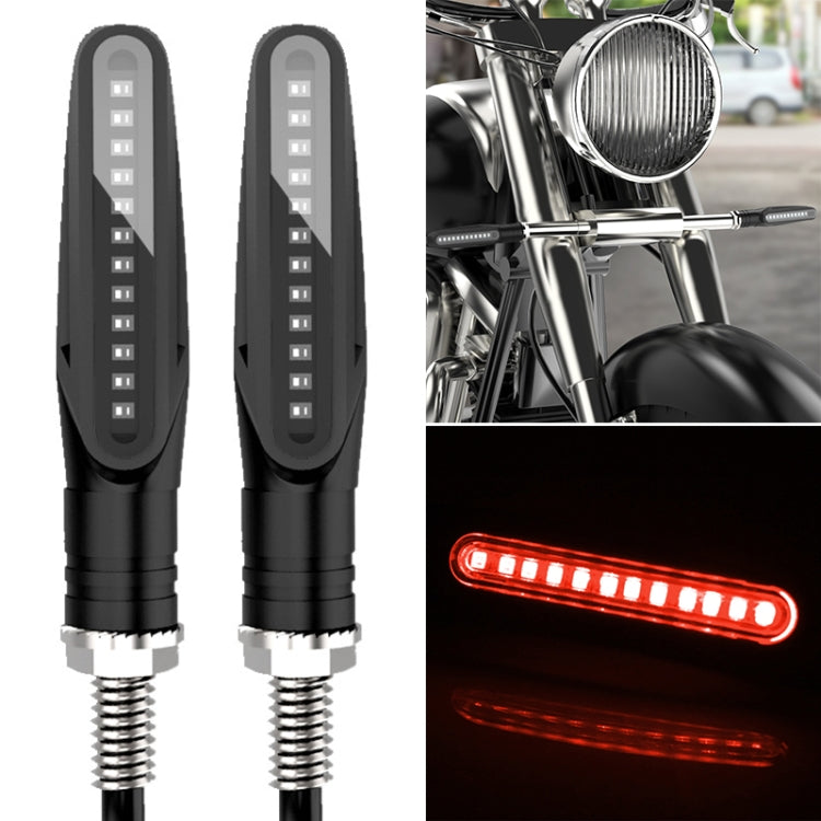 2 PCS D12V / 1W Motorcycle LED Waterproof Side Lights Turn Signal Light, Turn Light  (Blue Light), Turn Light (Red Light), Turn Light, Turn Light (Yellow Light)