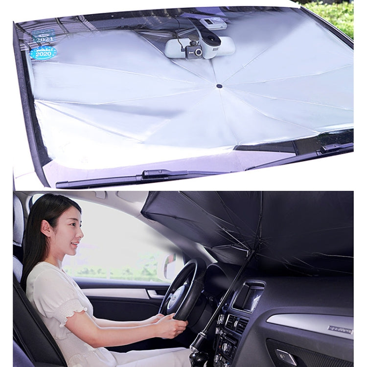 Car Retractable Sunshade Sunscreen Heat Insulation Front Windshield Sunshade, Small Size, Small Size