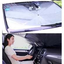 Load image into Gallery viewer, Car Retractable Sunshade Sunscreen Heat Insulation Front Windshield Sunshade, Small Size, Small Size