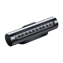 Load image into Gallery viewer, Car Metal Roller Creative Temporary Parking Card Parking Number Card, Metal Roller(Black), Metal Roller(Red), Metal Roller(Silver), Metal Roller (Silver Grey)