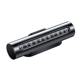 Car Metal Roller Creative Temporary Parking Card Parking Number Card, Metal Roller(Black), Metal Roller(Red), Metal Roller(Silver), Metal Roller (Silver Grey)