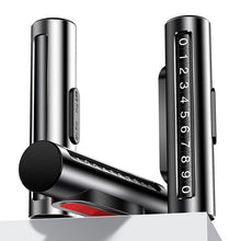 Load image into Gallery viewer, Car Metal Roller Creative Temporary Parking Card Parking Number Card, Metal Roller(Black), Metal Roller(Red), Metal Roller(Silver), Metal Roller (Silver Grey)