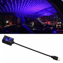 Load image into Gallery viewer, 5V 0.1W IPX4 Car Rotating Star Lights Starry Sky Atmosphere Lamp, C-206 (Blue Light), C-206 (Red Light)