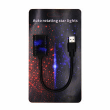 Load image into Gallery viewer, 5V 0.1W IPX4 Car Rotating Star Lights Starry Sky Atmosphere Lamp, C-206 (Blue Light), C-206 (Red Light)