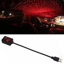 Load image into Gallery viewer, 5V 0.1W IPX4 Car Rotating Star Lights Starry Sky Atmosphere Lamp, C-206 (Blue Light), C-206 (Red Light)