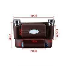 Load image into Gallery viewer, Car Front Seat Hanging Bag Paper Towel / Water Cup Storage Bag, Paper Towel / Water Cup (Red), Paper Towel / Water Cup (Wine Red), Paper Towel / Water Cup (Brown), Paper Towel / Water Cup (Black), Paper Towel / Water Cup, Paper Towel / Water Cup (Pink)...