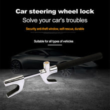 Load image into Gallery viewer, Car Adjustable Telescopic U Shape Steering Wheel Lock Anti-theft, without Safety Hammer