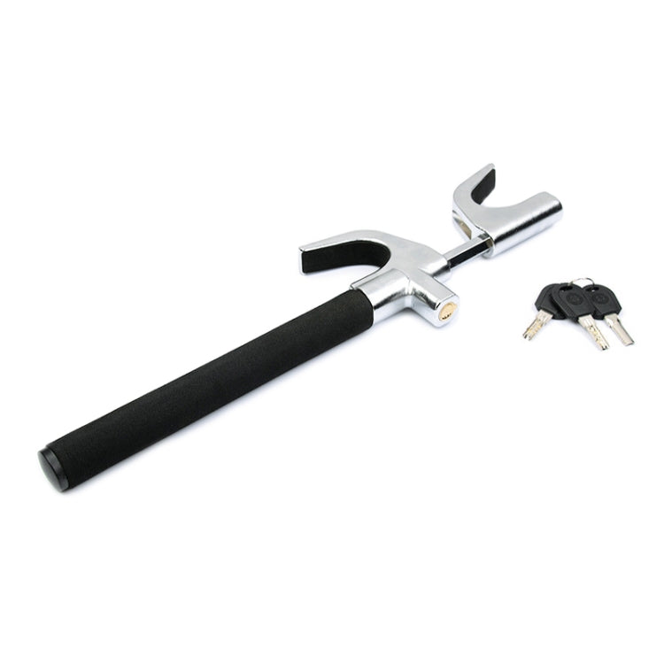Car Adjustable Telescopic U Shape Steering Wheel Lock Anti-theft, without Safety Hammer