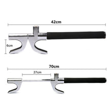 Load image into Gallery viewer, Car Adjustable Telescopic U Shape Steering Wheel Lock Anti-theft, without Safety Hammer