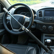 Load image into Gallery viewer, Car Adjustable Telescopic U Shape Steering Wheel Lock Anti-theft Cipher Lock with Safety Hammer, with Safety Hammer