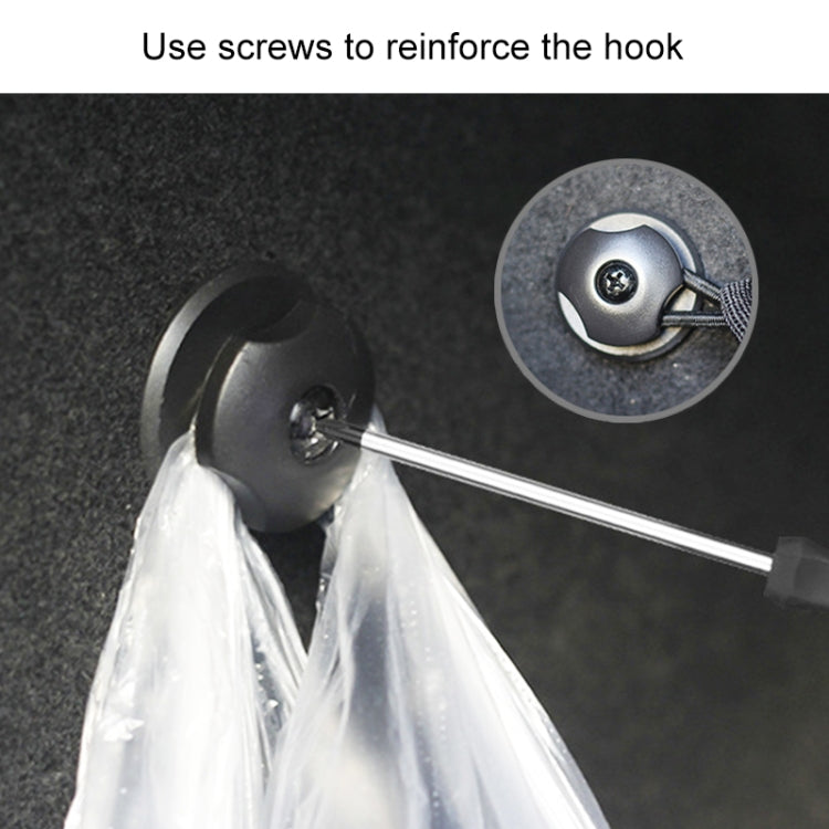 4 in 1 Car Vehicle Trunk Holder Hanger Luggage Net Hanging Fixed Hooks, 4 in 1