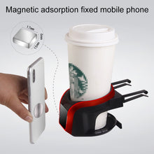 Load image into Gallery viewer, 2 in 1 Car Air Outlet Magnetic Mount Beverage Cup Stand Phone Holder, 2 in 1 Phone Holder, 2 in 1 Phone Holder(Red)