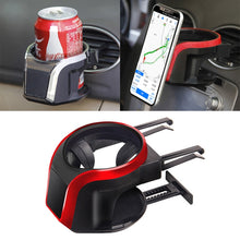 Load image into Gallery viewer, 2 in 1 Car Air Outlet Magnetic Mount Beverage Cup Stand Phone Holder, 2 in 1 Phone Holder, 2 in 1 Phone Holder(Red)