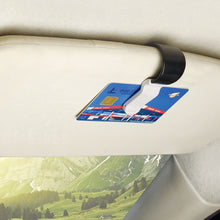 Load image into Gallery viewer, Multifunctional Car Glasses Mount Holder Card Bill Storage Clip