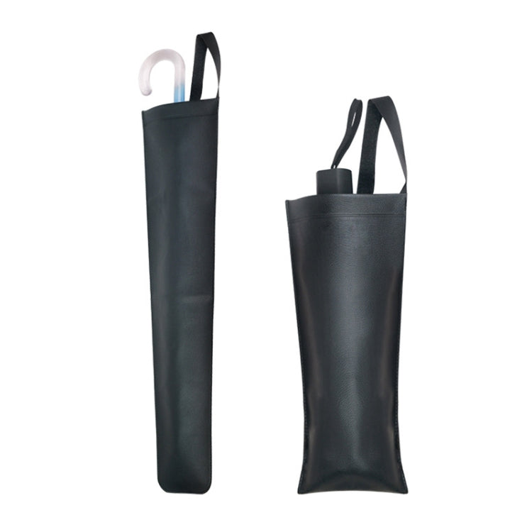 Waterproof Foldable Car Umbrella Cover Storage Bag, Black