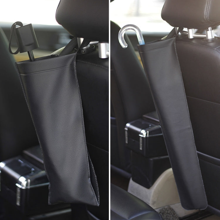 Waterproof Foldable Car Umbrella Cover Storage Bag, Black