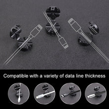 Load image into Gallery viewer, Car Carbon Fiber Magnetic Clamp Cable Storage Box Creative Desktop Hub Organizer, Desktop Hub Organizer