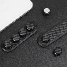 Load image into Gallery viewer, Car Carbon Fiber Magnetic Clamp Cable Storage Box Creative Desktop Hub Organizer, Desktop Hub Organizer