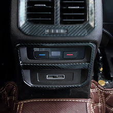 Load image into Gallery viewer, Car Carbon Fiber Rear Air Outlet Frame Decorative Sticker for Volkswagen Tiguan L 2019-2021, Rear Air Outlet
