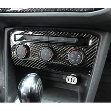 Load image into Gallery viewer, Car Carbon Fiber Air Conditioning Panel Decorative Sticker for Volkswagen Tiguan L 2019-2021, Low Configuration, Air Conditioning Panel, Low Configuration