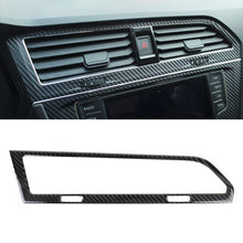 Load image into Gallery viewer, Car Carbon Fiber Central Control Air Outlet Frame Decorative Sticker for Volkswagen Tiguan L 2019-2021, Central Control Air Outlet