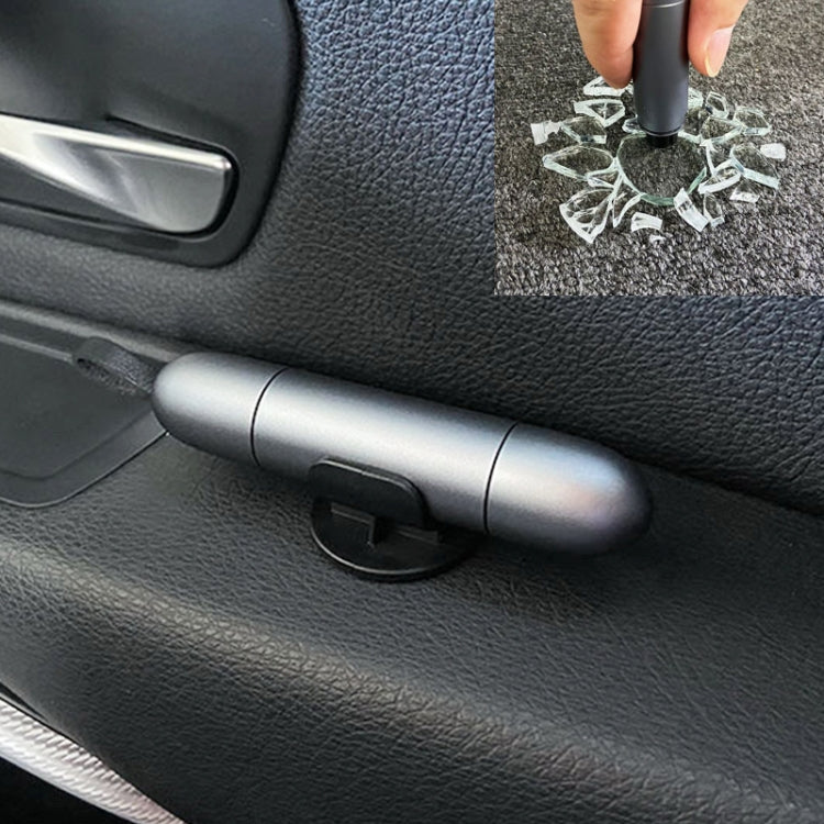 2 in 1 Car Multifunctional Safety Rescue Hammer Life Saving Escape Emergency Hammer Seat Belt Cutter Window Glass Breaker