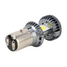 Load image into Gallery viewer, BA20D DC9-18V / 4.7W (H)2.2W(L) / 6000K / 500LM Motorcycle LED Headlight with COB Lamp Beads, BA20D