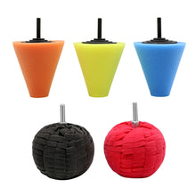 Load image into Gallery viewer, 5 in 1 3 inch Car Polishing Disc Set Wheel Rim Polishing Waxing Sponge, 5 in 1