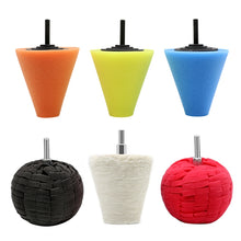 Load image into Gallery viewer, 6 in 1 3 inch Car Polishing Disc Set Wheel Rim Polishing Waxing Sponge, 6 in 1