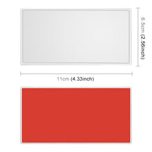 Load image into Gallery viewer, Portable Car Sunshade Makeup Mirror Stainless Steel Vanity Mirror, Size: 110 x 65mm, 110 x 65mm