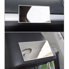 Load image into Gallery viewer, Portable Car Sunshade Makeup Mirror Stainless Steel Vanity Mirror, Size: 110 x 65mm, 110 x 65mm