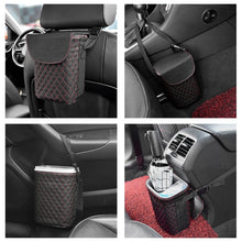 Load image into Gallery viewer, Car Back Seat Hook Garbage Can Car Storage Box