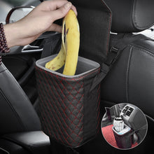 Load image into Gallery viewer, Car Back Seat Hook Garbage Can Car Storage Box