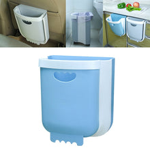 Load image into Gallery viewer, Car Folding Trash Can Household Kitchen Wall-mounted Ashbin