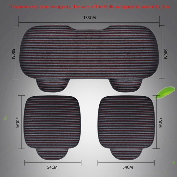 3 in 1 Car Seat Cushion Free Binding All Inclusive Seat Mat Set, All Inclusive (Beige), All Inclusive (Red), All Inclusive (Black), All Inclusive (Coffee), All Inclusive (Grey), All Inclusive (Blue)