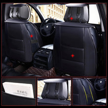 Load image into Gallery viewer, Car Leather Ice Silk Cushion Four Seasons Universal Seat Mat Set, Luxury Version