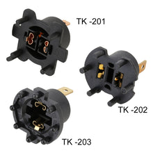Load image into Gallery viewer, TK-203 1 Pair H7 Halogen Headlight Holder for Mazda 3 5 323 / Kawasaki ER6-F 2002-2005, For Mazda 3 5 323