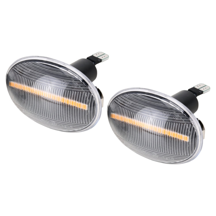 2 PCS DC12V / 3W Car LED Dynamic Blinker Side Lights Flowing Water Turn Signal Light for BMW Mini Cooper, Amber Light, For BMW Mini Cooper, For BMW Mini Cooper (Black)