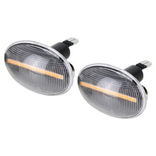 Load image into Gallery viewer, 2 PCS DC12V / 3W Car LED Dynamic Blinker Side Lights Flowing Water Turn Signal Light for BMW Mini Cooper, Amber Light, For BMW Mini Cooper, For BMW Mini Cooper (Black)