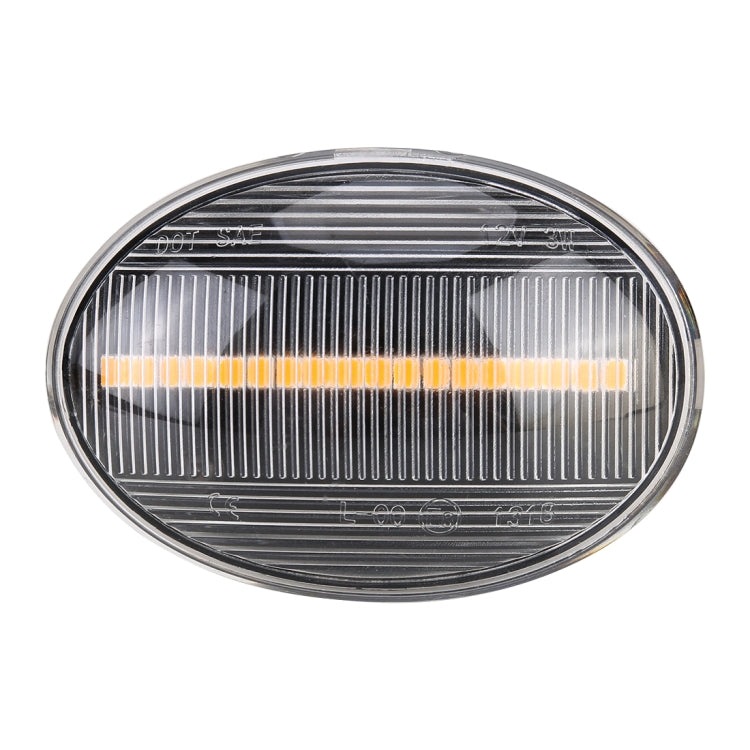 2 PCS DC12V / 3W Car LED Dynamic Blinker Side Lights Flowing Water Turn Signal Light for BMW Mini Cooper, Amber Light, For BMW Mini Cooper, For BMW Mini Cooper (Black)